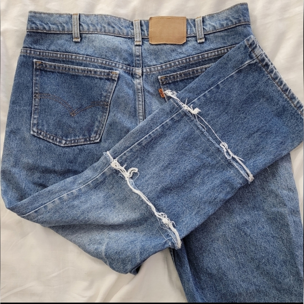 Levi's Blue Straight Leg Women's Jeans - Picture 2 of 7